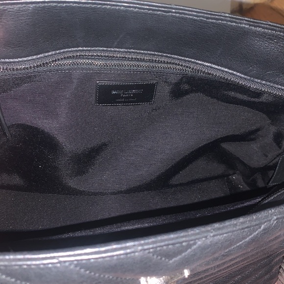 Vintage YSL Black Chevron Tote - Picture 14 of 16